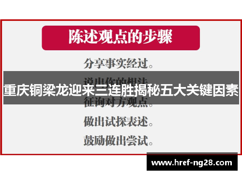 重庆铜梁龙迎来三连胜揭秘五大关键因素